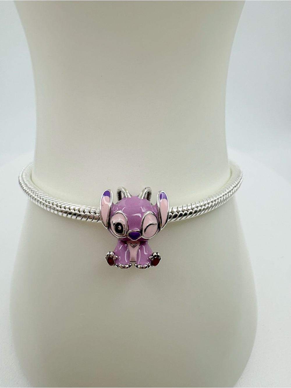 Pandora Disney Stitch Angel Pink Charm